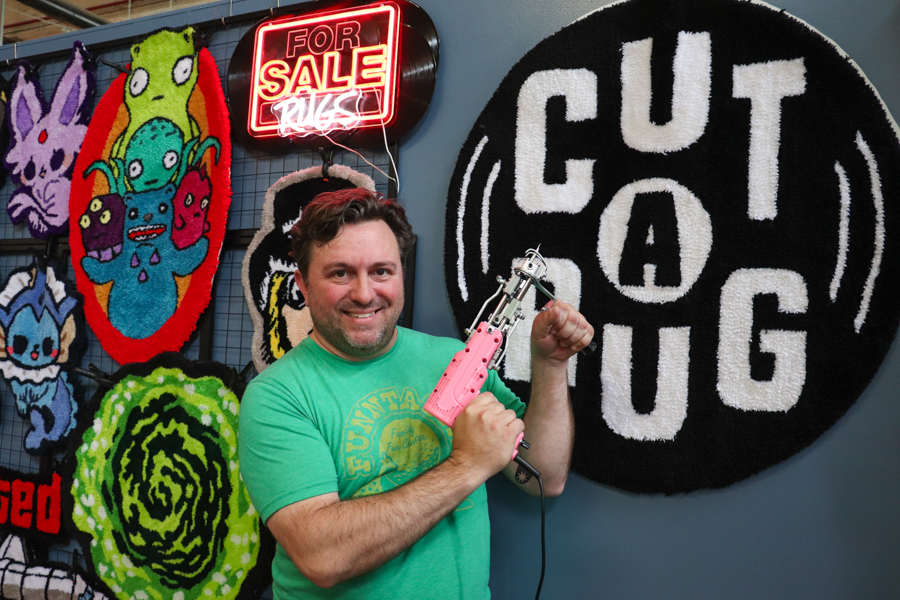 Brent Hobbs; Cut a Rug Tufting; Studio 128