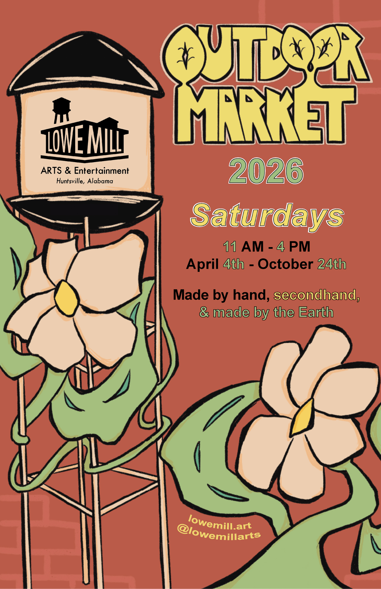 11 AM - 4 PM May 2nd October 24th - 1