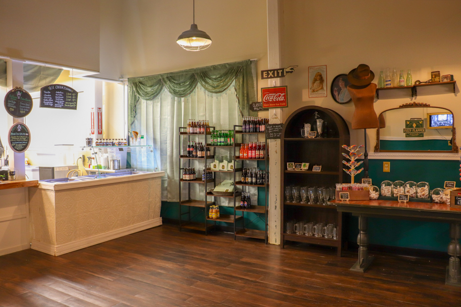 Fizzy Flapper Ice Cream Parlor; Studio 2060; Jennie Cole Caudle; Jake Lewis