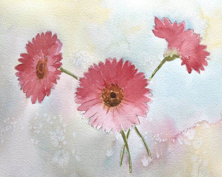 Yuri Ozaki Water Color Class Feb 2025