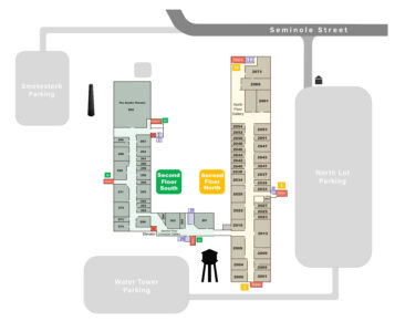 lowe mill map of all second floor