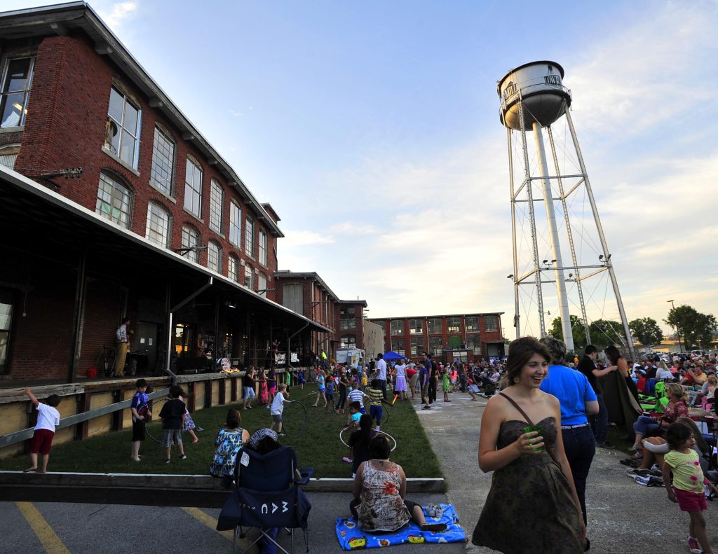Hundreds of people turned out to enjoy the Ninth Annual Cigar Box Guitar Festival at the Flying Monkey and Lowe Mill ARTS and Entertainment Friday, May 31, 2013.  (Eric Schultz / eschultz@al.com)
