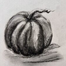 Charcoal Drawing Class Yuri Ozaki Spooky Season - Kae Partida