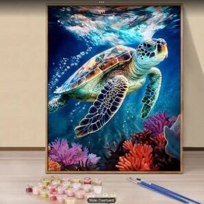 Sea_Turtle_Paint_By_Numbers - Brooklynn Patch