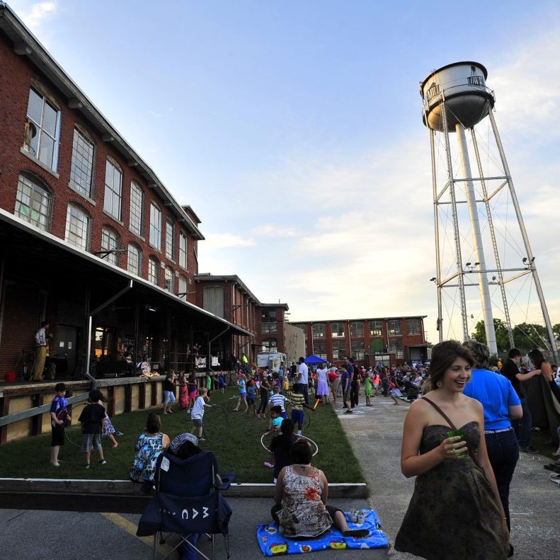 Hundreds of people turned out to enjoy the Ninth Annual Cigar Box Guitar Festival at the Flying Monkey and Lowe Mill ARTS and Entertainment Friday, May 31, 2013.  (Eric Schultz / eschultz@al.com)