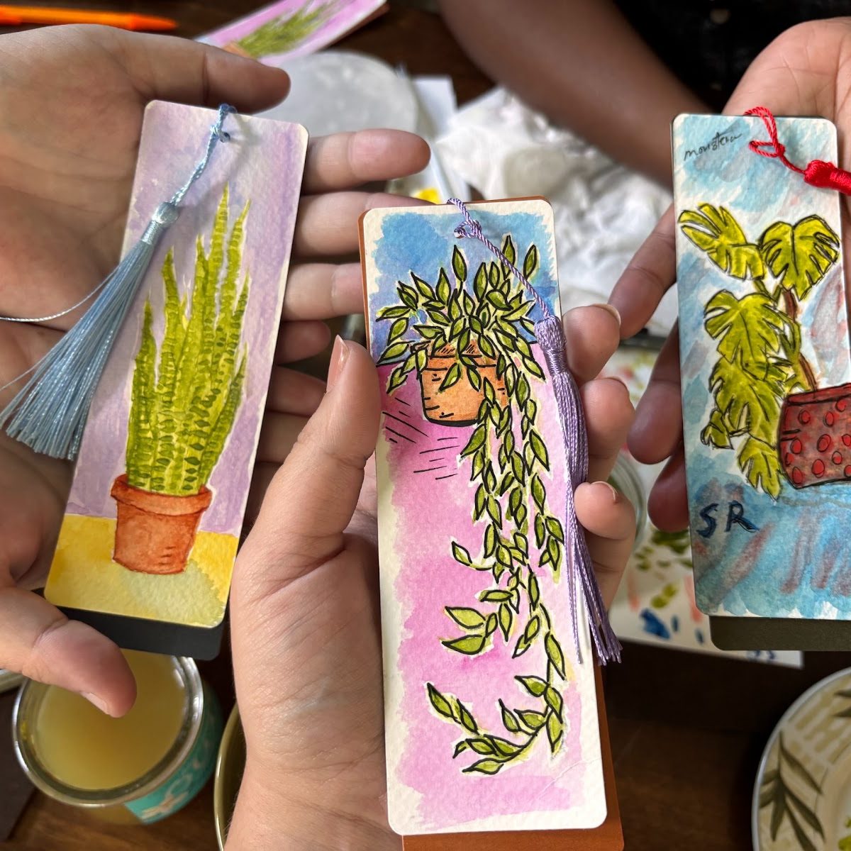 watercolor bookmarks - Kae Partida